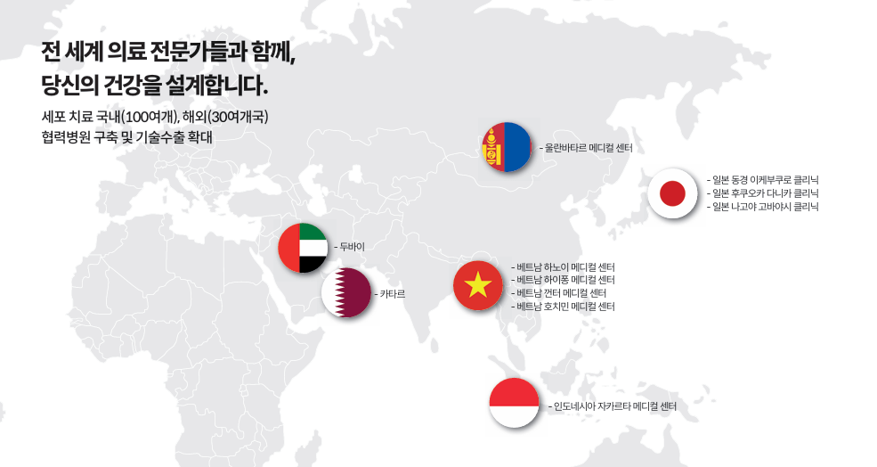 글로벌 EHL 메디컬 센터 지도
